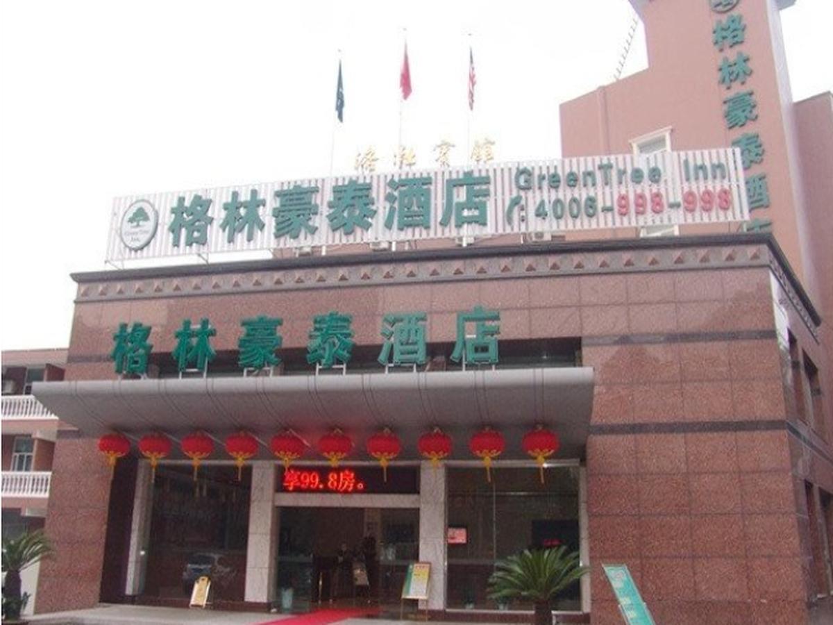 Greentree Inn Jiangsu Wuxi Luoshe Business Hotel Уси Экстерьер фото